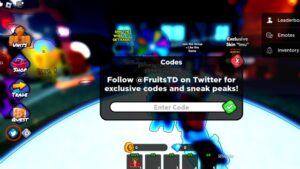 Roblox Fruit Tower Defense Codes